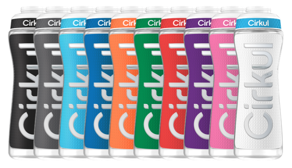 22oz. Grip Squeeze Plastic Bottle & Sport Lid I0VO