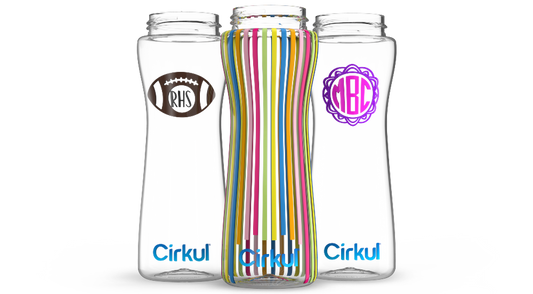 Custom 22oz. Plastic Bottle & Comfort Grip Lid PQQB