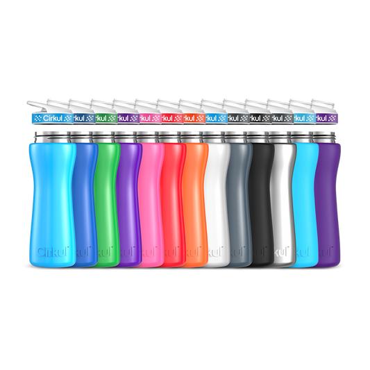 22oz. Stainless Steel Bottle & Comfort Grip Lid 7UZ4