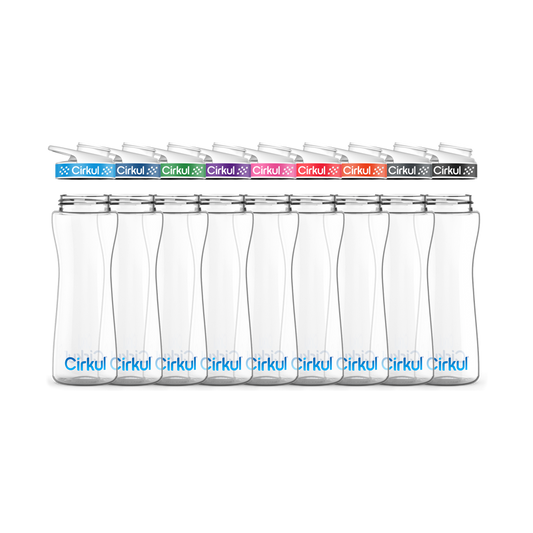 22oz. Plastic Bottle & Comfort Grip Lid Q5VT