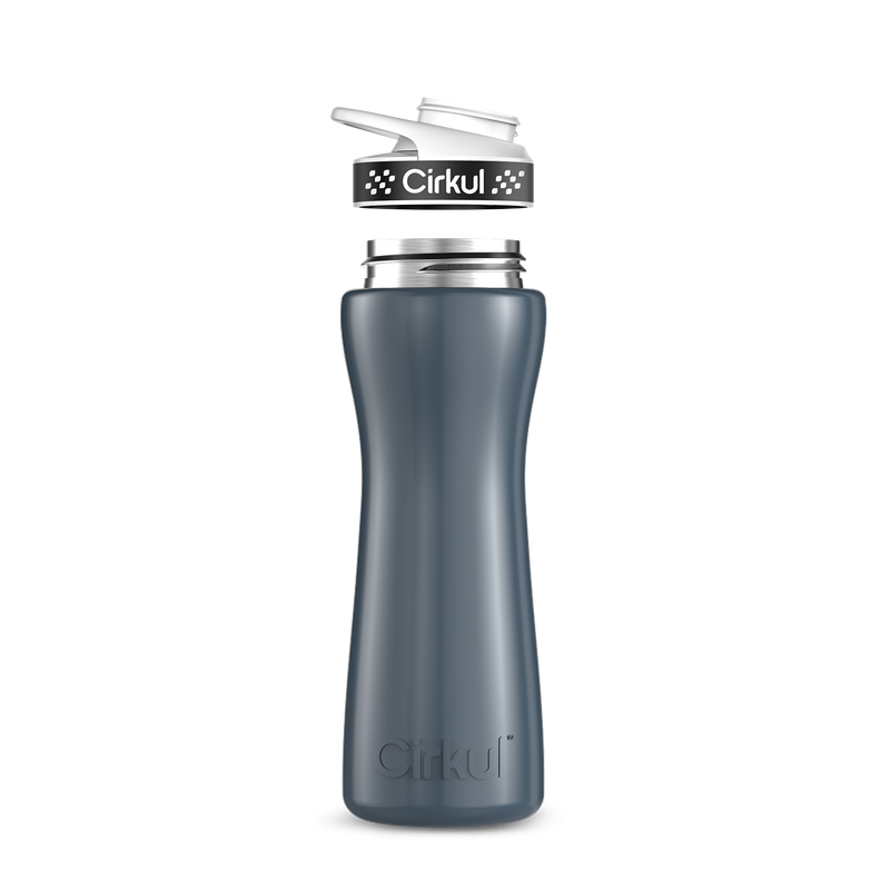 22oz. Stainless Steel Bottle & Comfort Grip Lid 7UZ4