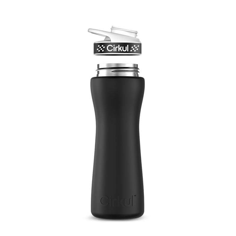 22oz. Stainless Steel Bottle & Comfort Grip Lid 7UZ4