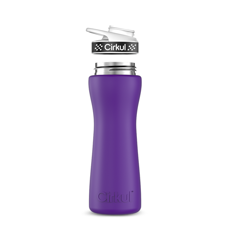 22oz. Stainless Steel Bottle & Comfort Grip Lid 7UZ4