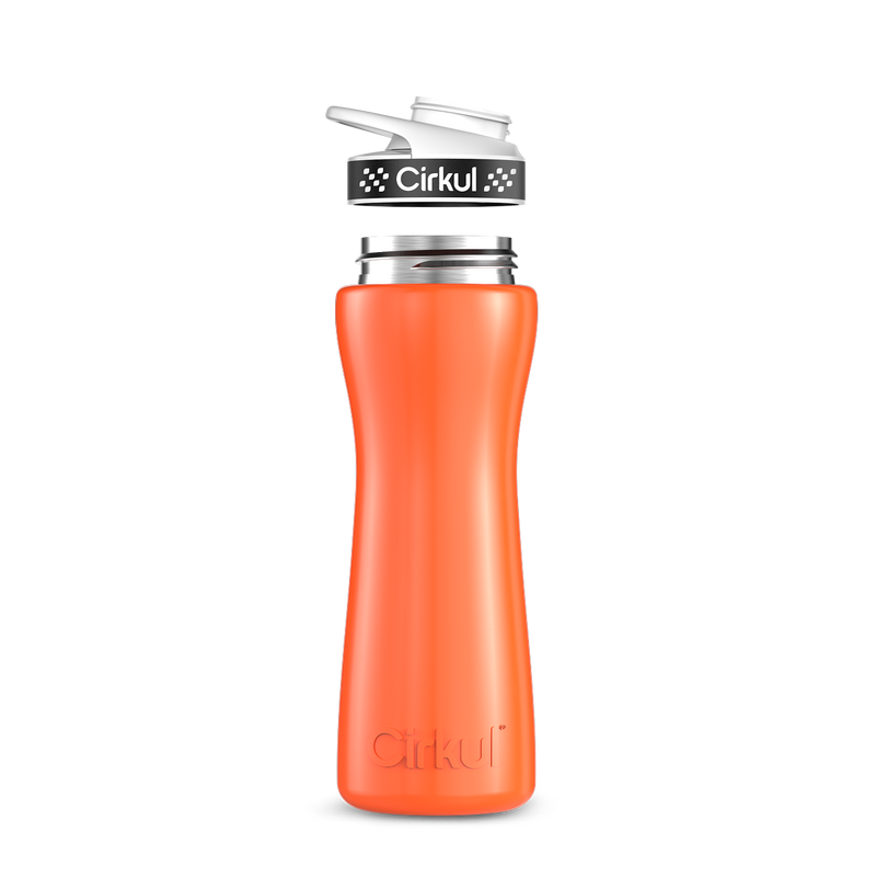 22oz. Stainless Steel Bottle & Comfort Grip Lid 7UZ4