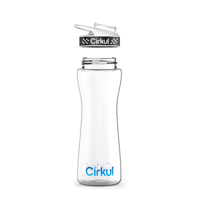 22oz. Plastic Bottle & Comfort Grip Lid Q5VT
