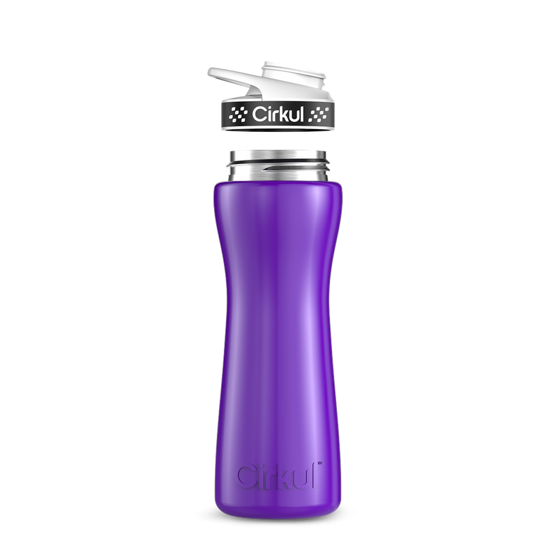 22oz. Stainless Steel Bottle & Comfort Grip Lid 7UZ4