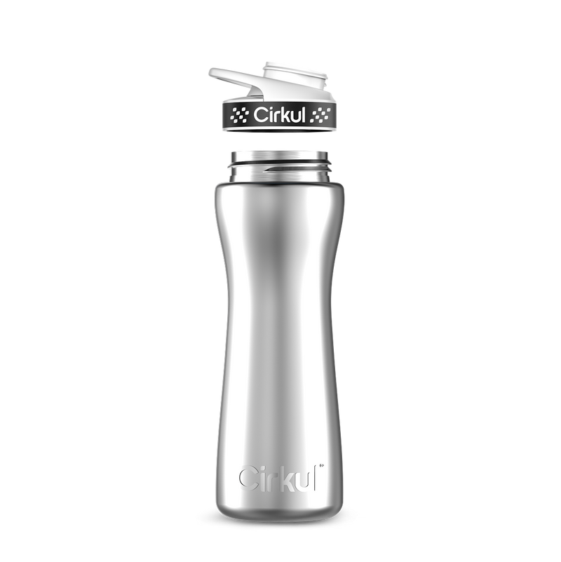 22oz. Stainless Steel Bottle & Comfort Grip Lid 7UZ4