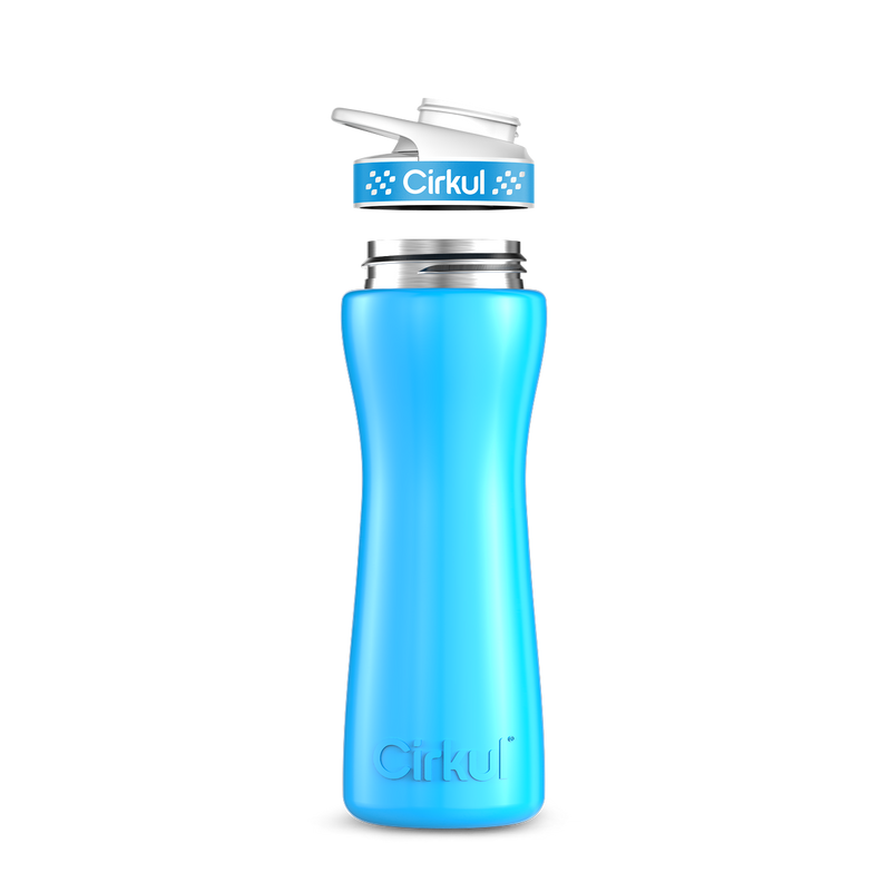 22oz. Stainless Steel Bottle & Comfort Grip Lid 7UZ4