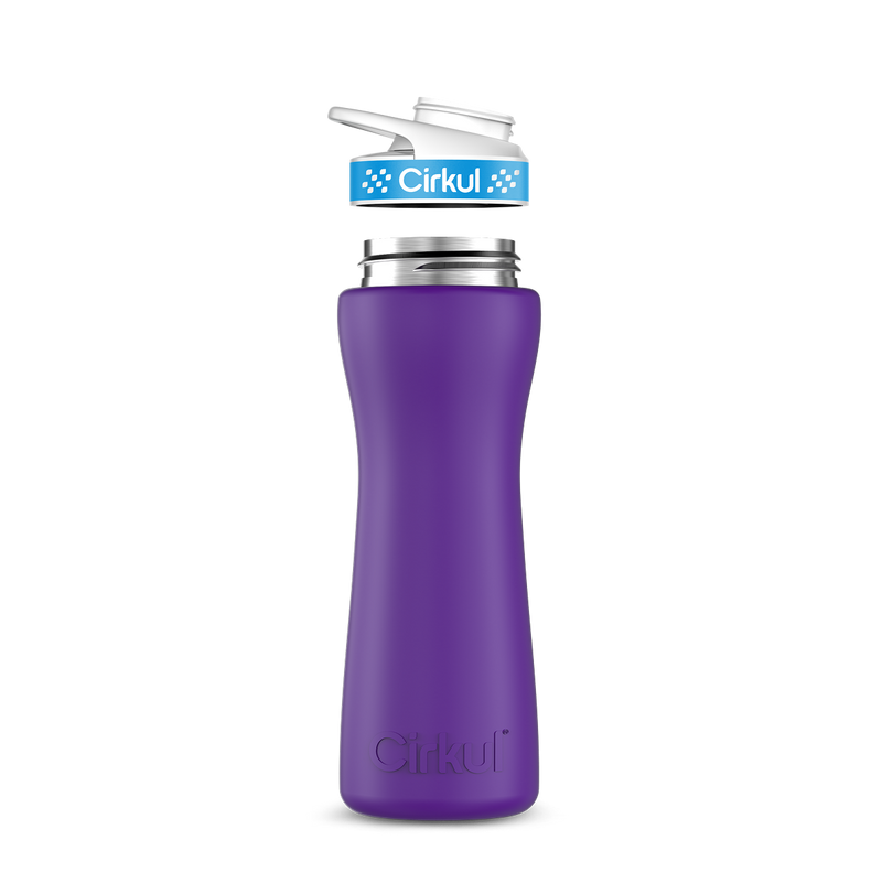 22oz. Stainless Steel Bottle & Comfort Grip Lid 7UZ4