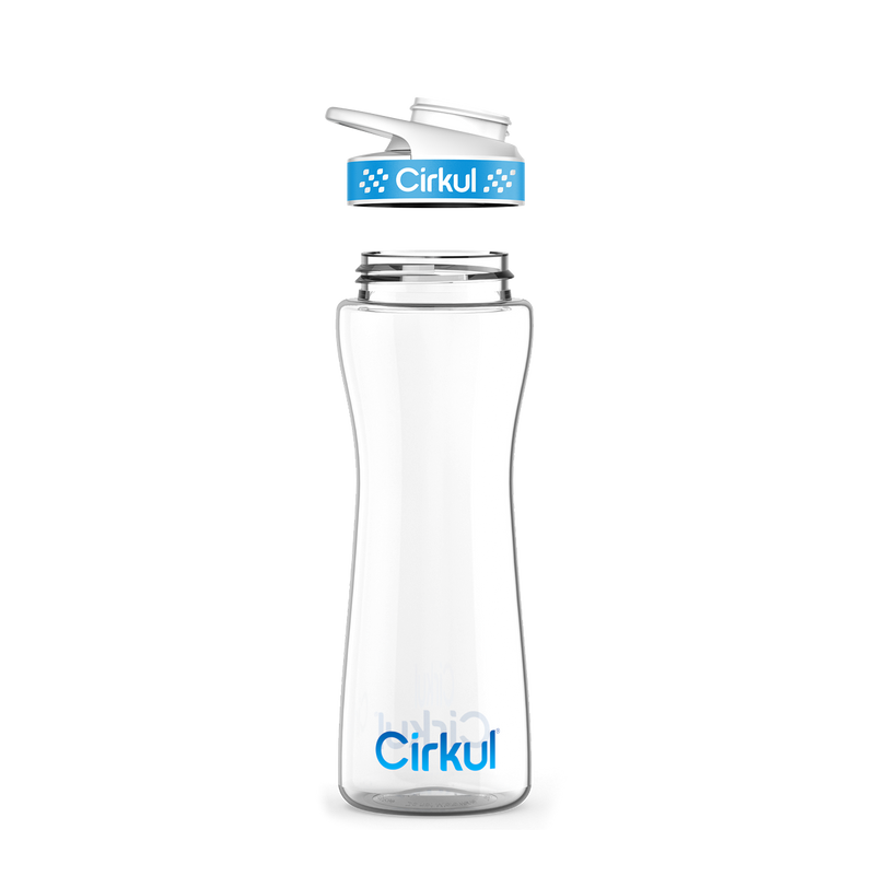 22oz. Plastic Bottle & Comfort Grip Lid Q5VT