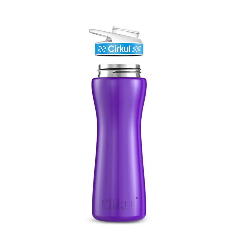 22oz. Stainless Steel Bottle & Comfort Grip Lid 7UZ4