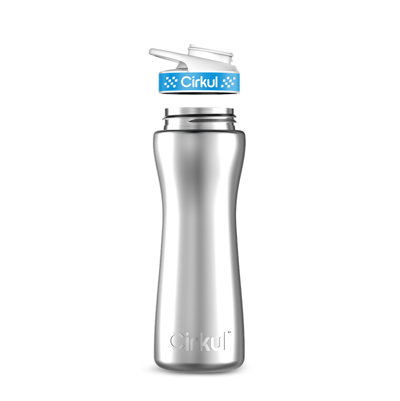 22oz. Stainless Steel Bottle & Comfort Grip Lid 7UZ4