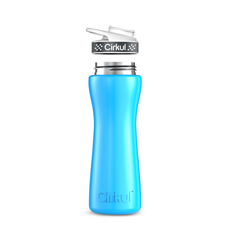 22oz. Stainless Steel Bottle & Comfort Grip Lid 7UZ4
