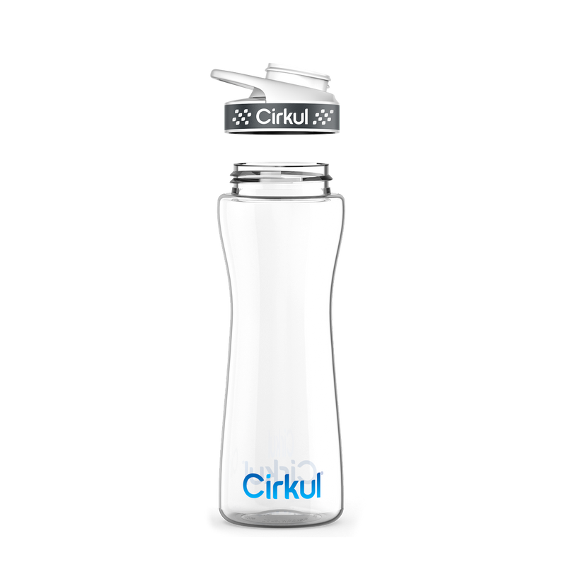 22oz. Plastic Bottle & Comfort Grip Lid Q5VT