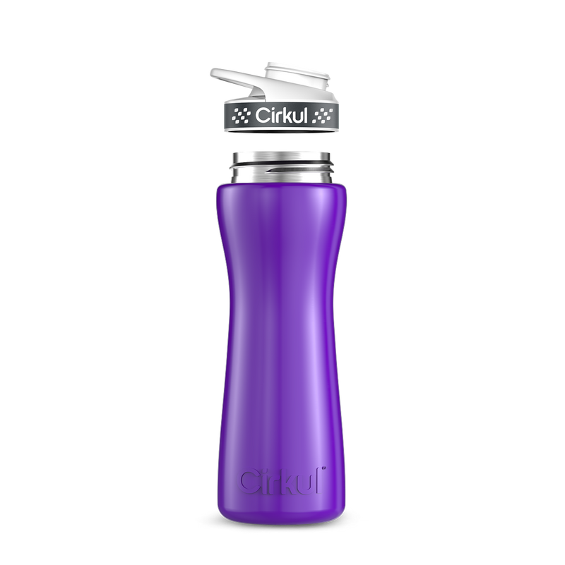 22oz. Stainless Steel Bottle & Comfort Grip Lid 7UZ4