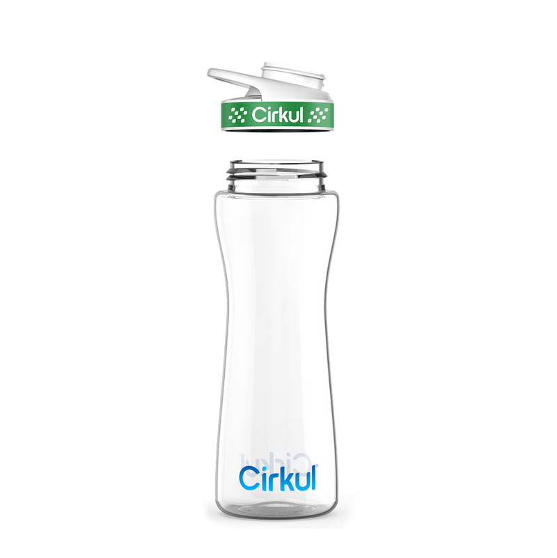 22oz. Plastic Bottle & Comfort Grip Lid Q5VT