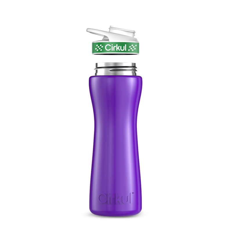 22oz. Stainless Steel Bottle & Comfort Grip Lid 7UZ4