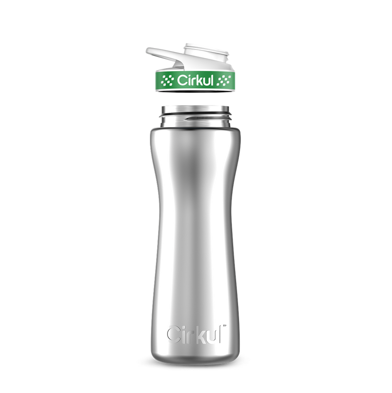 22oz. Stainless Steel Bottle & Comfort Grip Lid 7UZ4