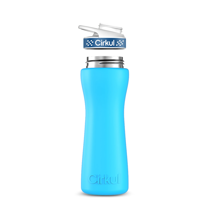 22oz. Stainless Steel Bottle & Comfort Grip Lid 7UZ4