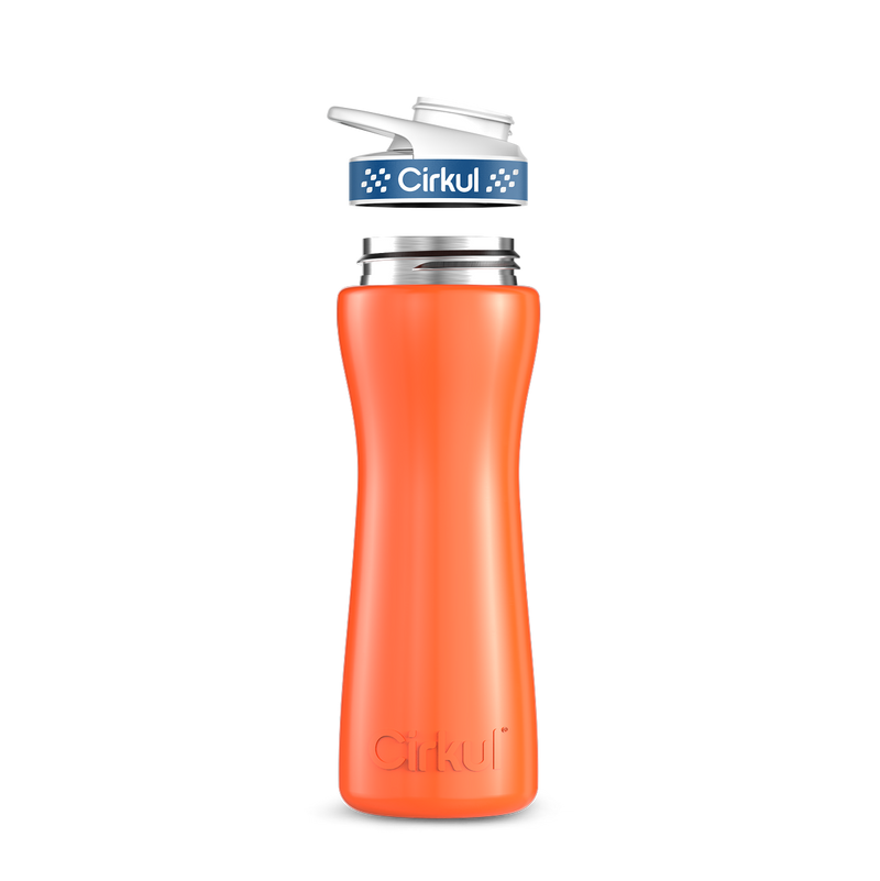 22oz. Stainless Steel Bottle & Comfort Grip Lid 7UZ4