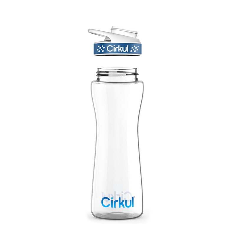 22oz. Plastic Bottle & Comfort Grip Lid Q5VT