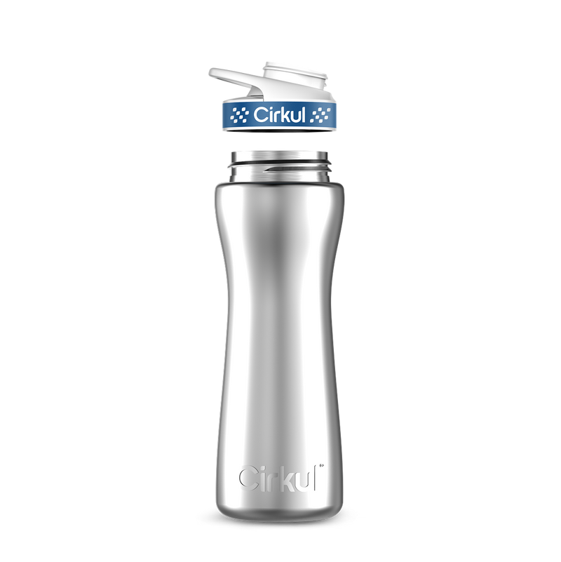 22oz. Stainless Steel Bottle & Comfort Grip Lid 7UZ4