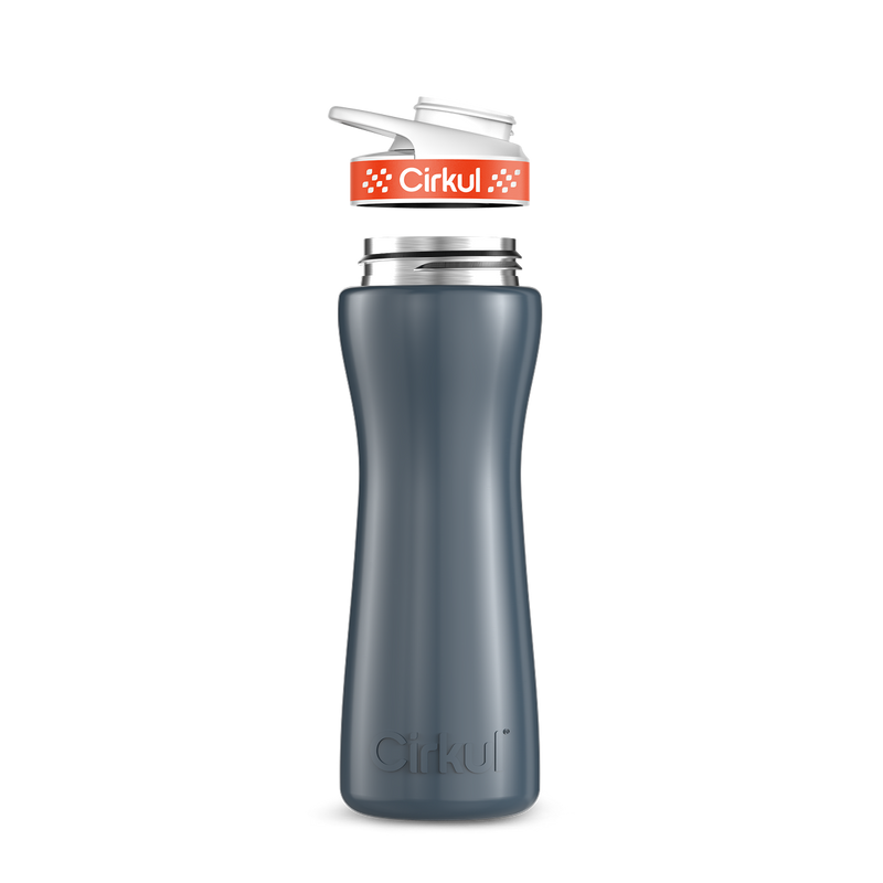 22oz. Stainless Steel Bottle & Comfort Grip Lid 7UZ4
