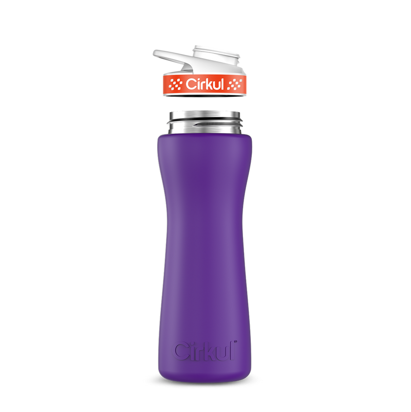 22oz. Stainless Steel Bottle & Comfort Grip Lid 7UZ4
