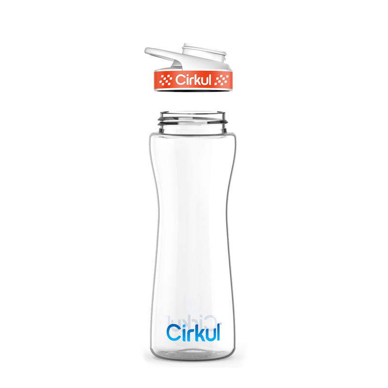 22oz. Plastic Bottle & Comfort Grip Lid Q5VT