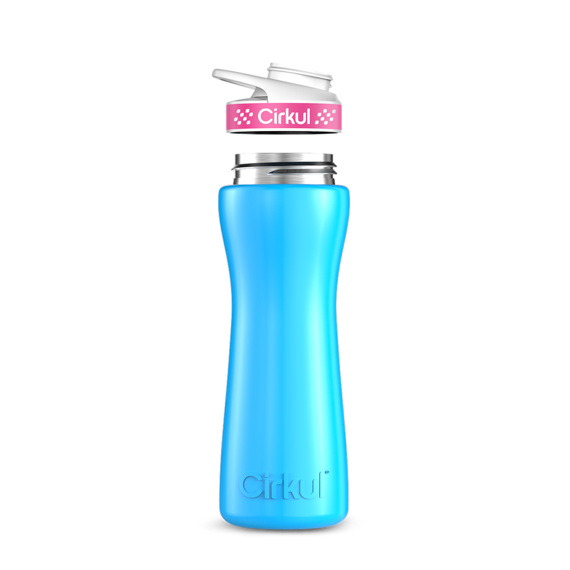 22oz. Stainless Steel Bottle & Comfort Grip Lid 7UZ4