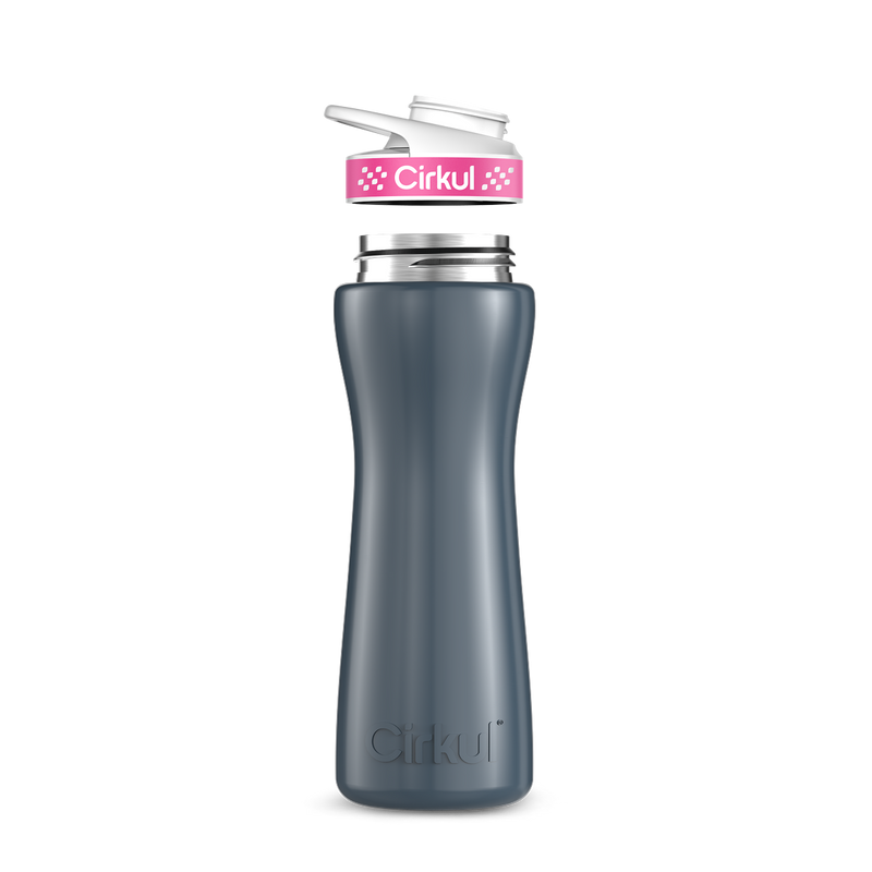 22oz. Stainless Steel Bottle & Comfort Grip Lid 7UZ4