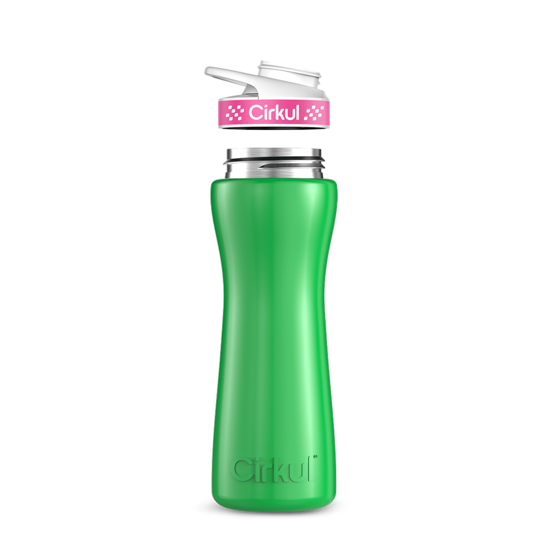 22oz. Stainless Steel Bottle & Comfort Grip Lid 7UZ4