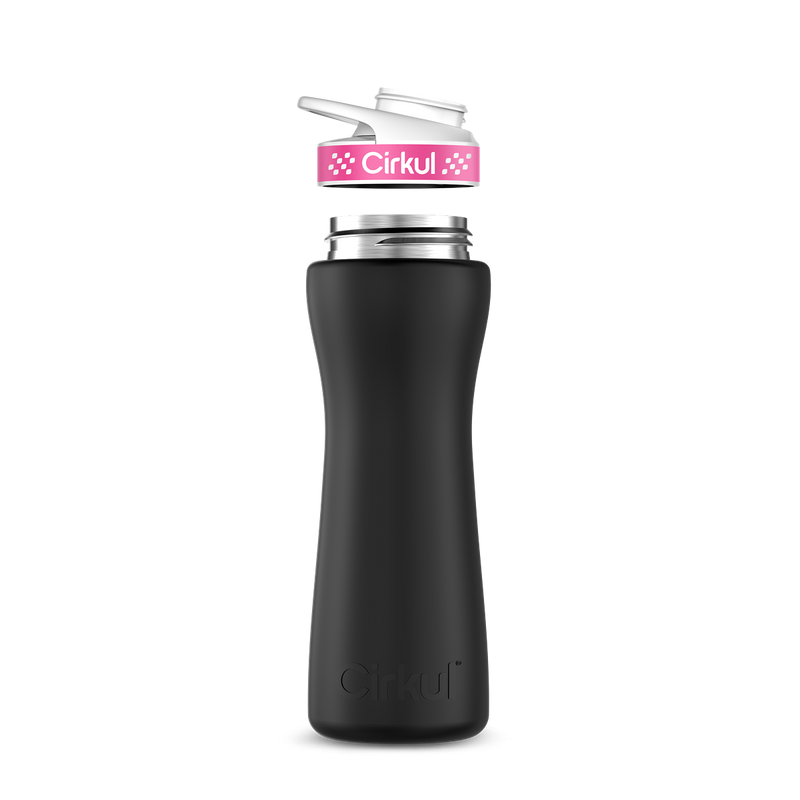 22oz. Stainless Steel Bottle & Comfort Grip Lid 7UZ4