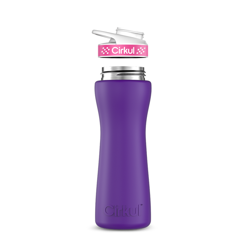 22oz. Stainless Steel Bottle & Comfort Grip Lid 7UZ4