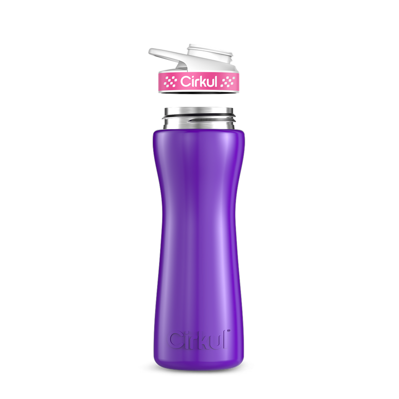 22oz. Stainless Steel Bottle & Comfort Grip Lid 7UZ4