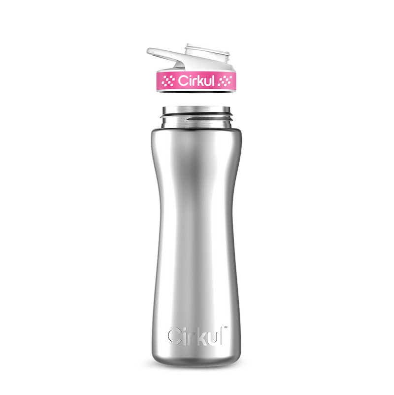 22oz. Stainless Steel Bottle & Comfort Grip Lid 7UZ4