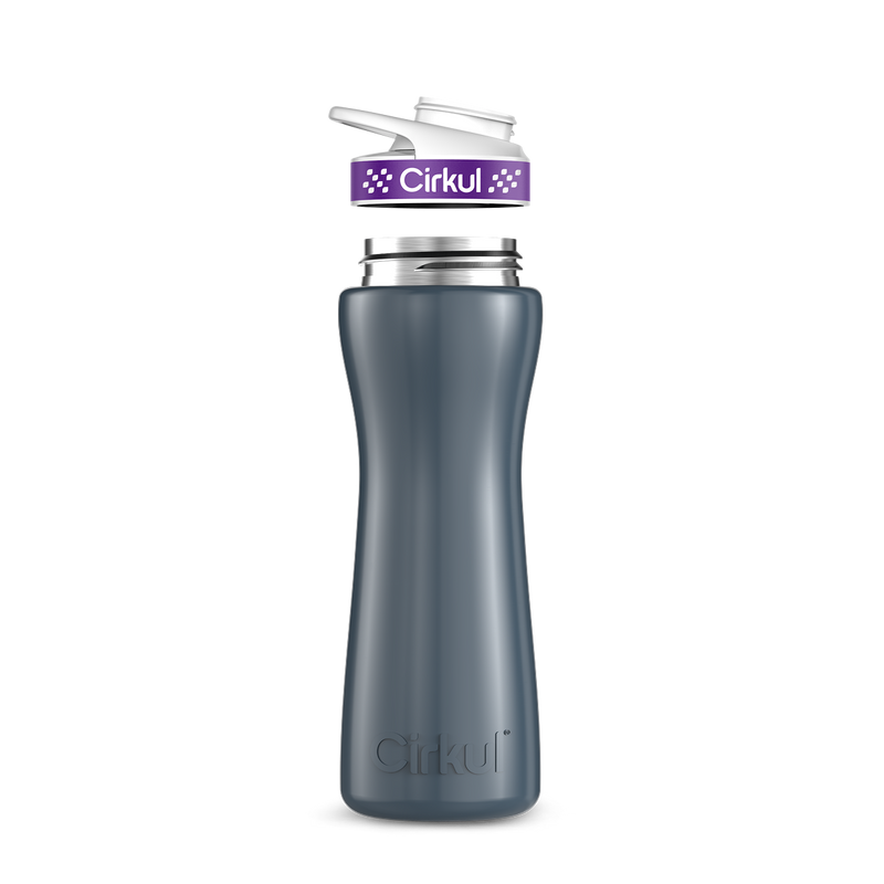 22oz. Stainless Steel Bottle & Comfort Grip Lid 7UZ4