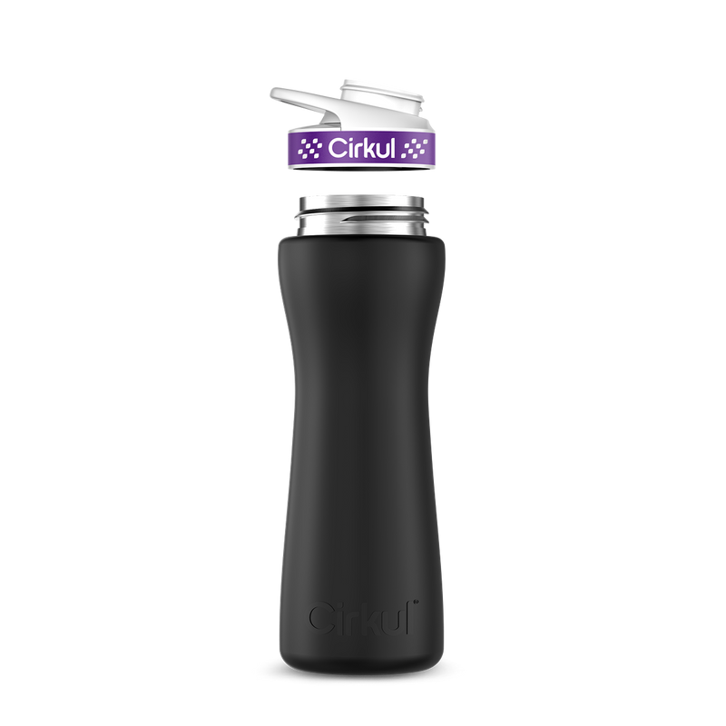 22oz. Stainless Steel Bottle & Comfort Grip Lid 7UZ4