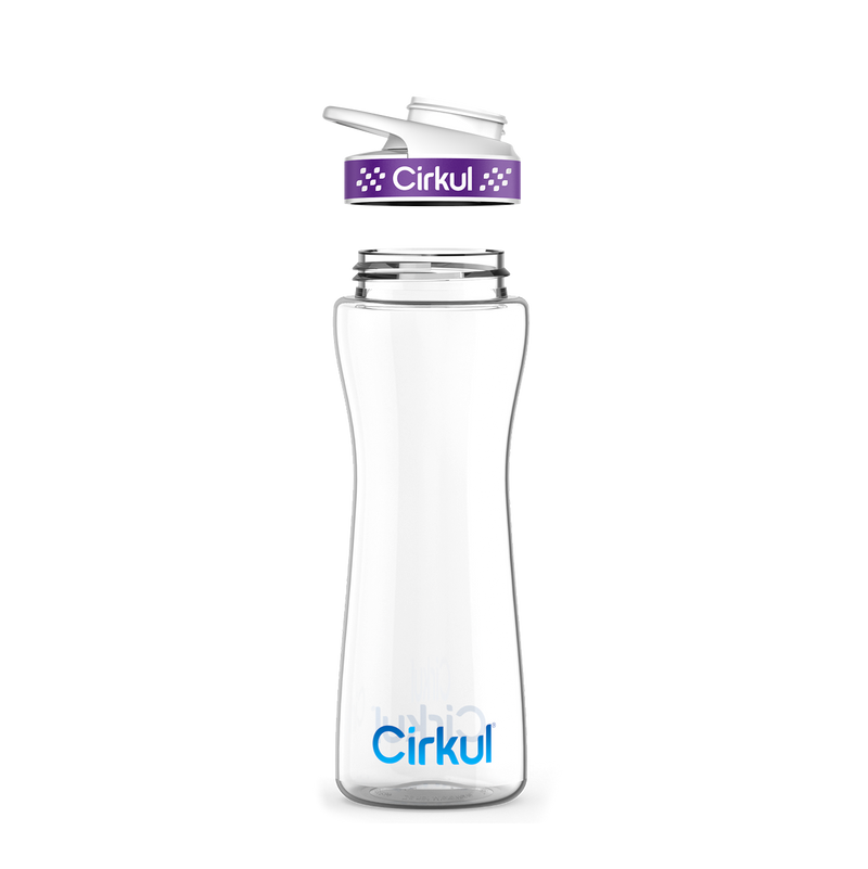 22oz. Plastic Bottle & Comfort Grip Lid Q5VT