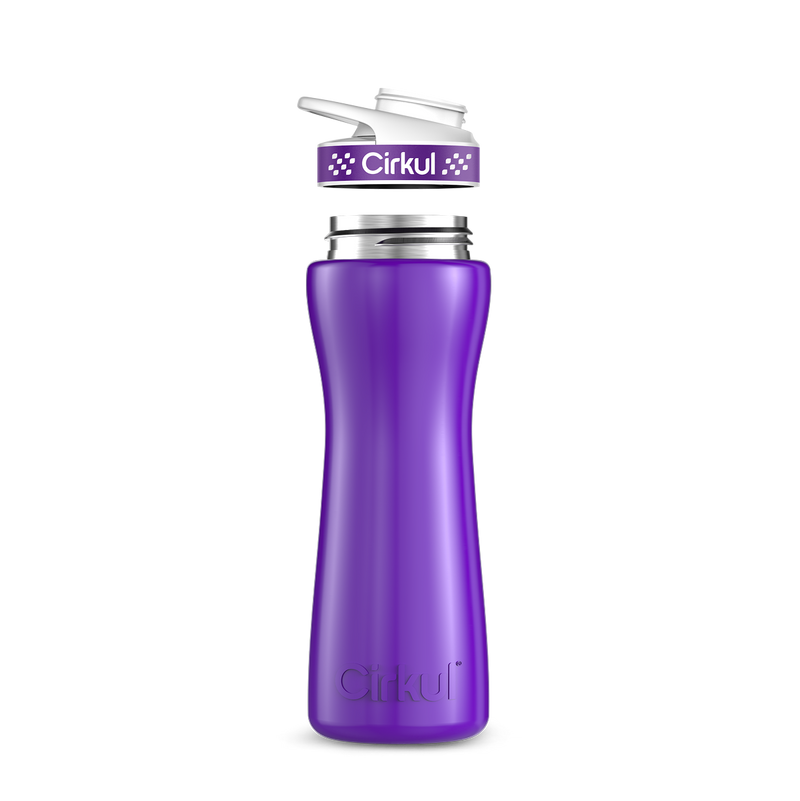 22oz. Stainless Steel Bottle & Comfort Grip Lid 7UZ4