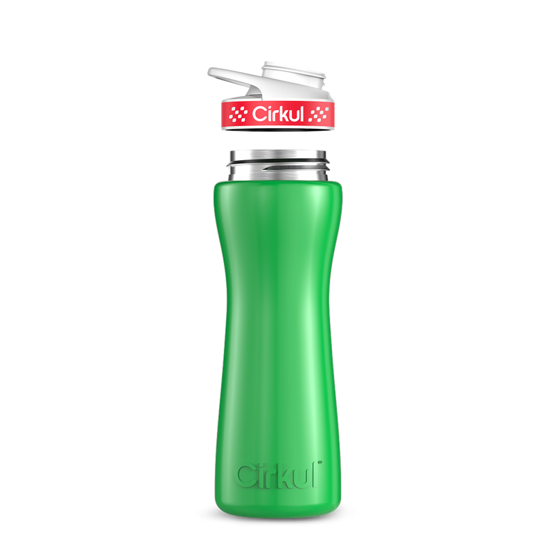 22oz. Stainless Steel Bottle & Comfort Grip Lid 7UZ4