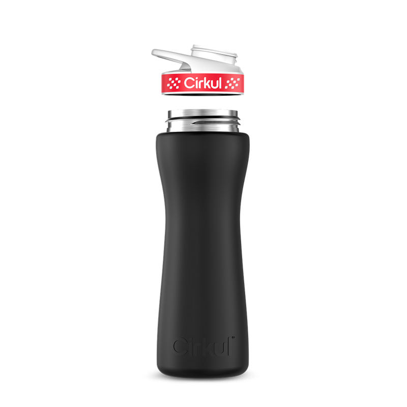 22oz. Stainless Steel Bottle & Comfort Grip Lid 7UZ4