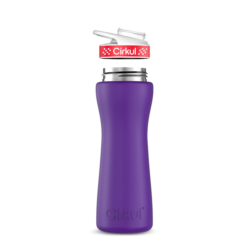 22oz. Stainless Steel Bottle & Comfort Grip Lid 7UZ4