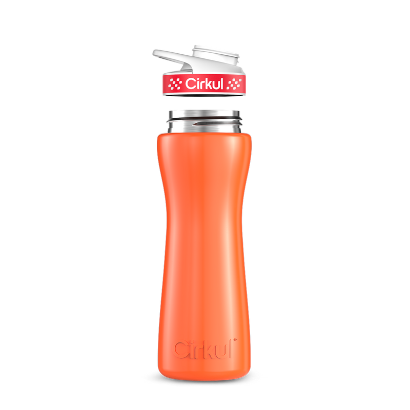 22oz. Stainless Steel Bottle & Comfort Grip Lid 7UZ4
