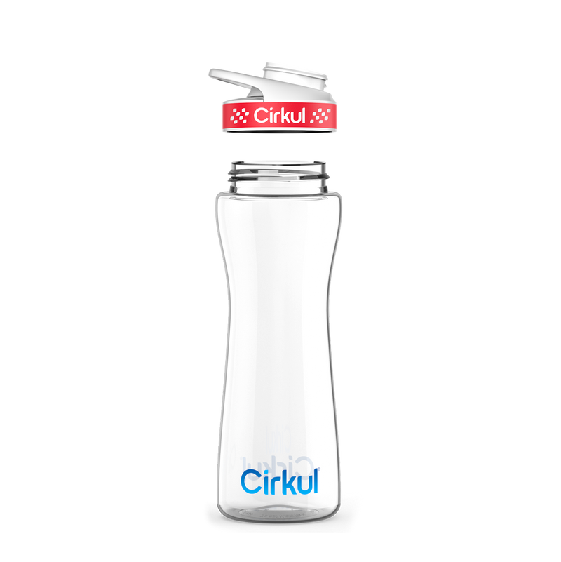22oz. Plastic Bottle & Comfort Grip Lid Q5VT