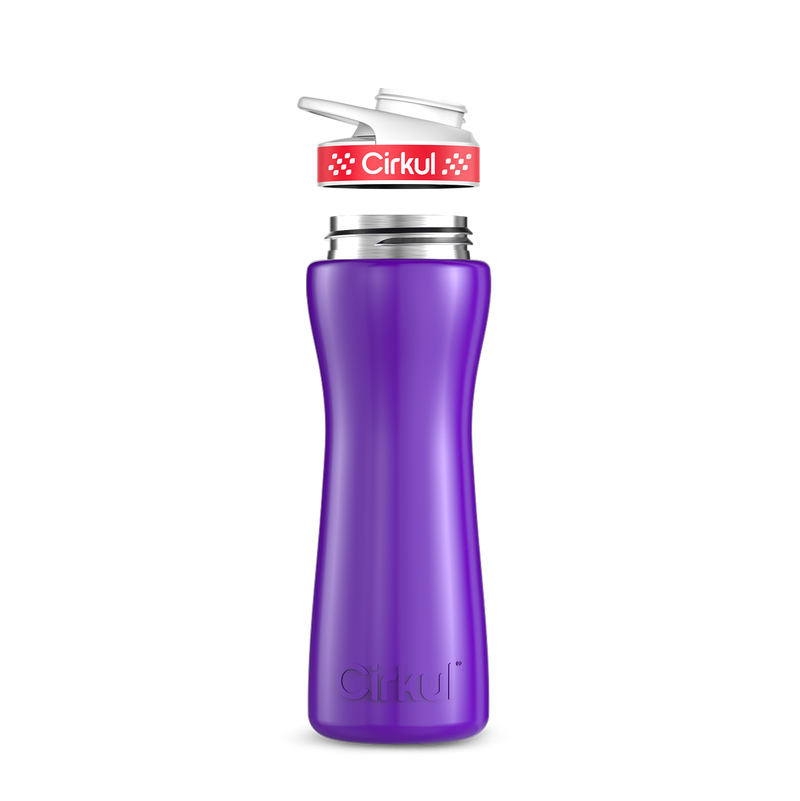 22oz. Stainless Steel Bottle & Comfort Grip Lid 7UZ4