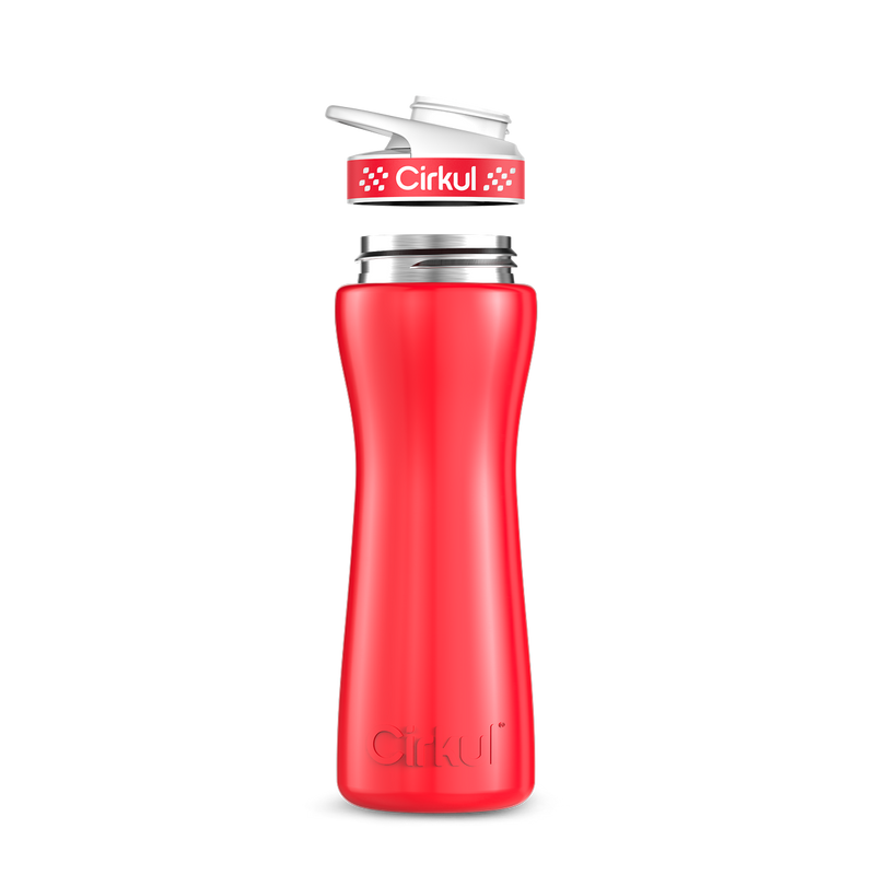 22oz. Stainless Steel Bottle & Comfort Grip Lid 7UZ4