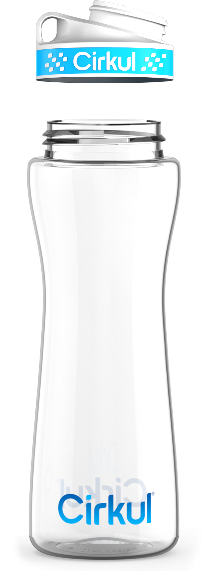 Custom 22oz. Plastic Bottle & Comfort Grip Lid PQQB