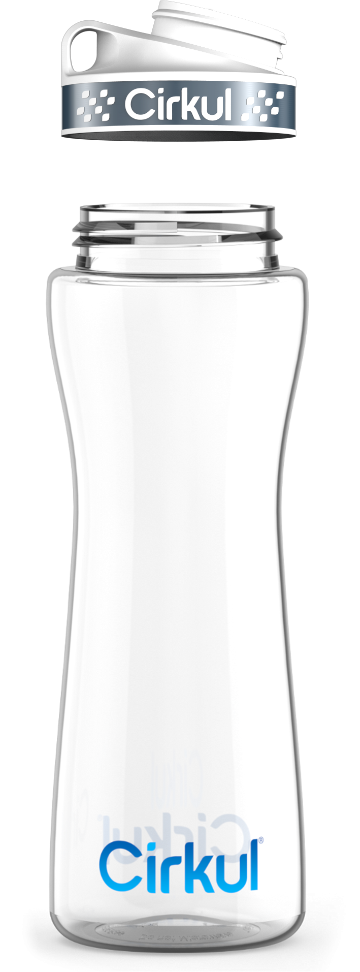 Custom 22oz. Plastic Bottle & Comfort Grip Lid PQQB