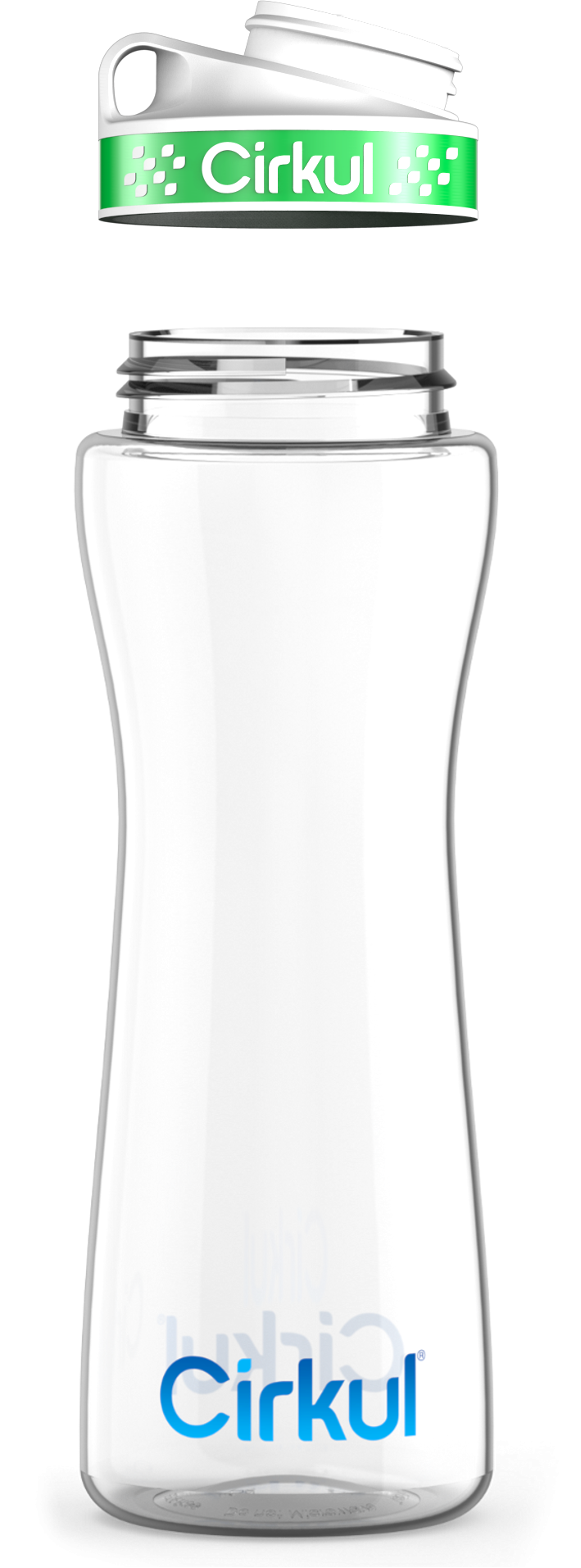 Custom 22oz. Plastic Bottle & Comfort Grip Lid PQQB